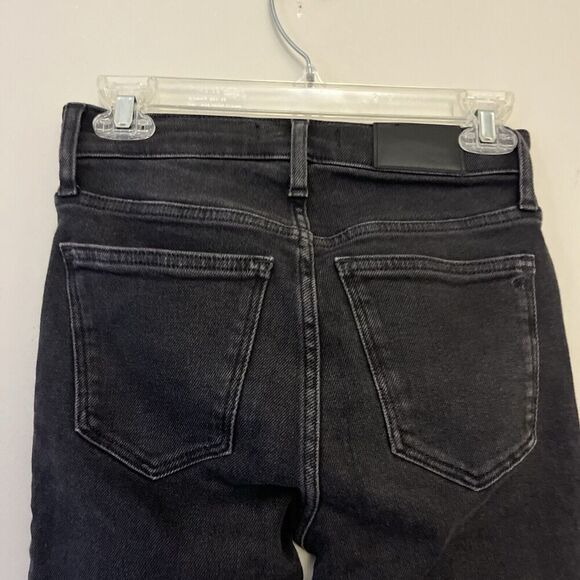 Madewell Black Jeans Cali Demi-Boot 25 Womens Gray Classic Normcore Neutral - Picture 5 of 10